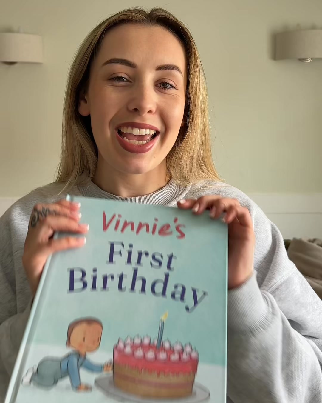 Letterfest Facebook ad: Personalised First Birthday Book