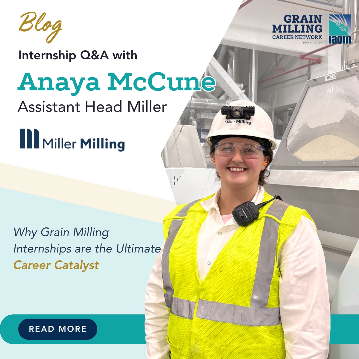 Grain Milling Career Network Facebook ad: Most STEM students ask: How do I turn…