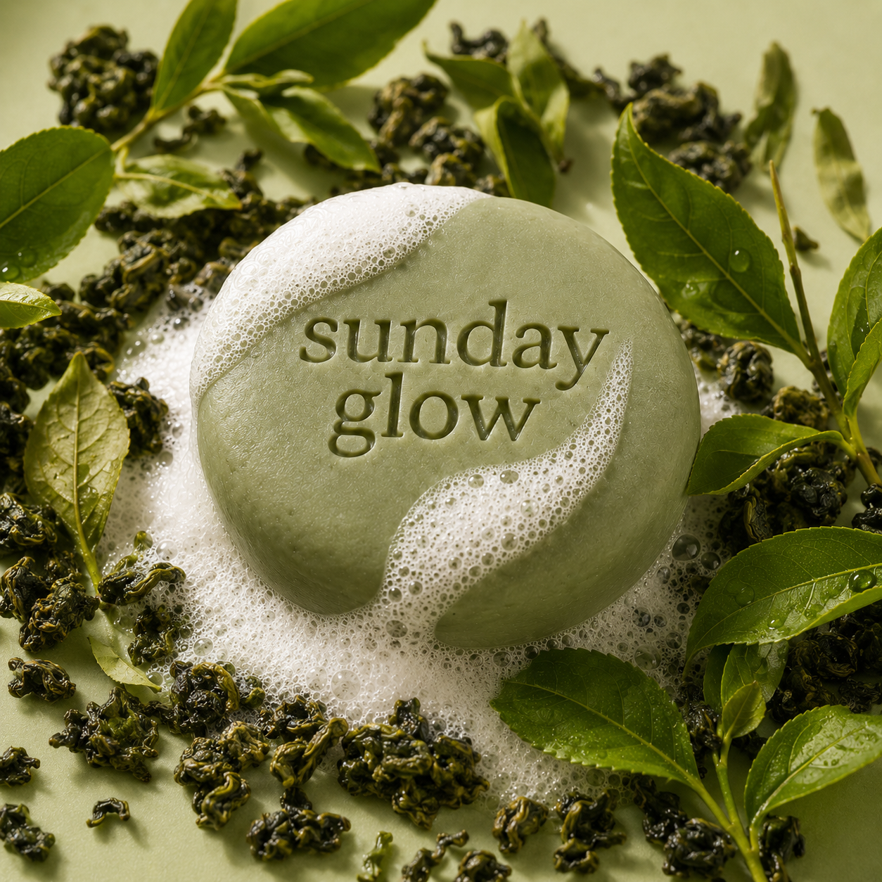 Sunday Glow Facebook ad: Handmade in small batches