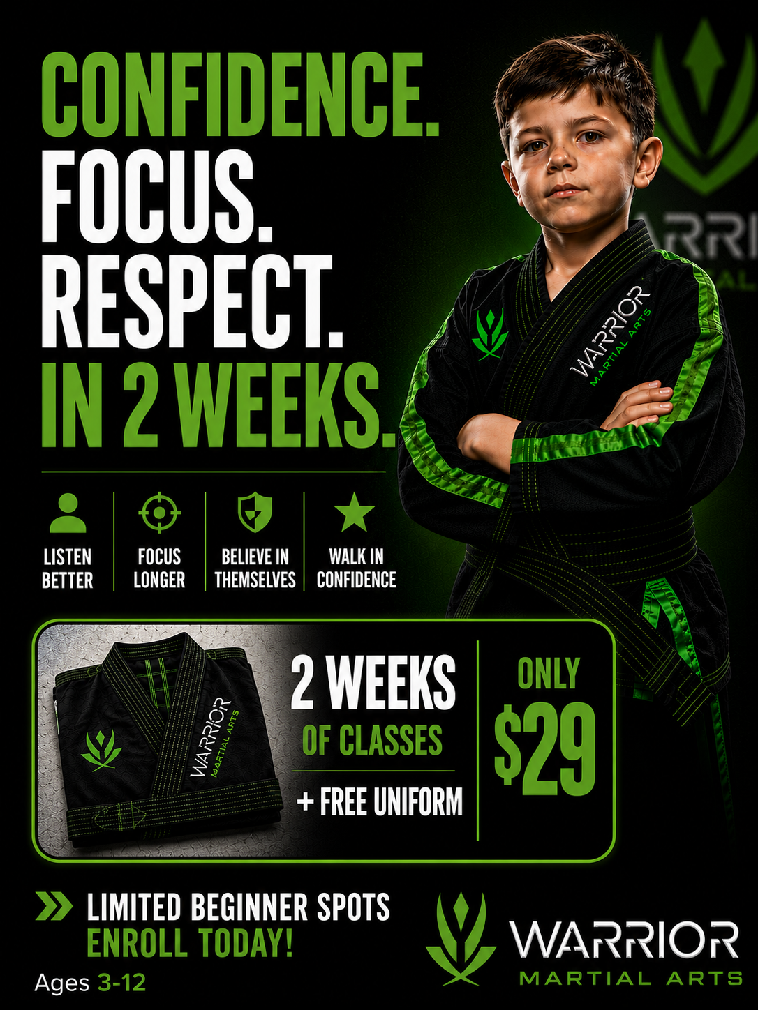 Karate America Ponte Vedra Facebook ad