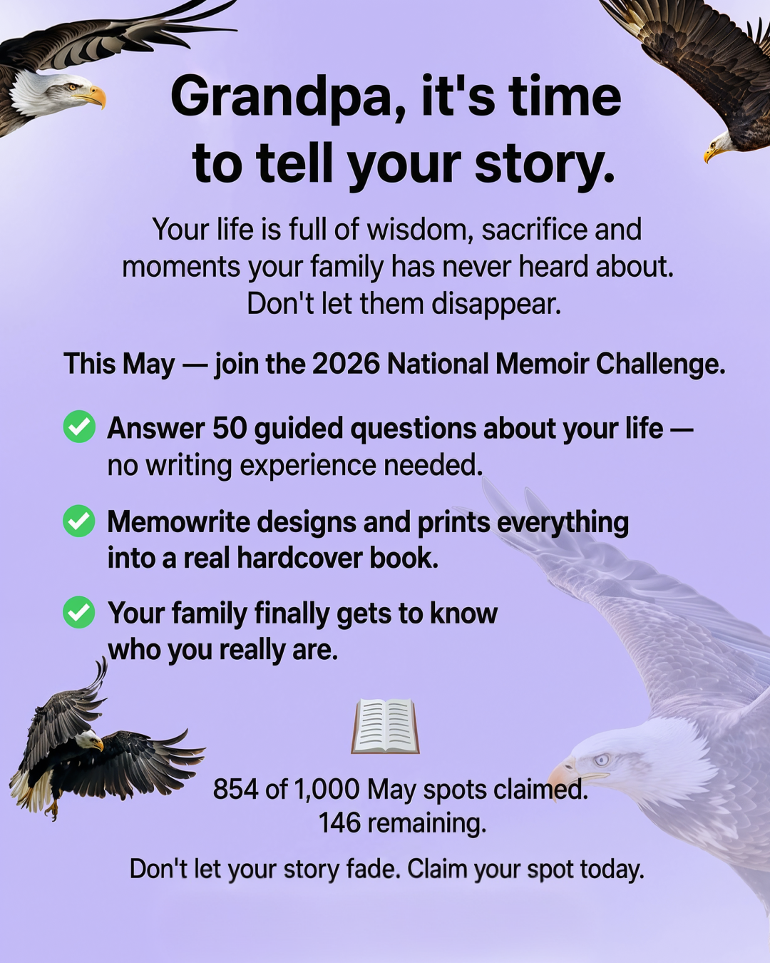 Memowrite Facebook ad