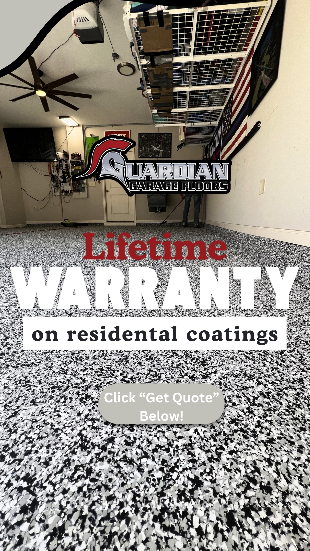 Guardian Garage Floors NC Facebook ad: SUPER Durable Garage Floors