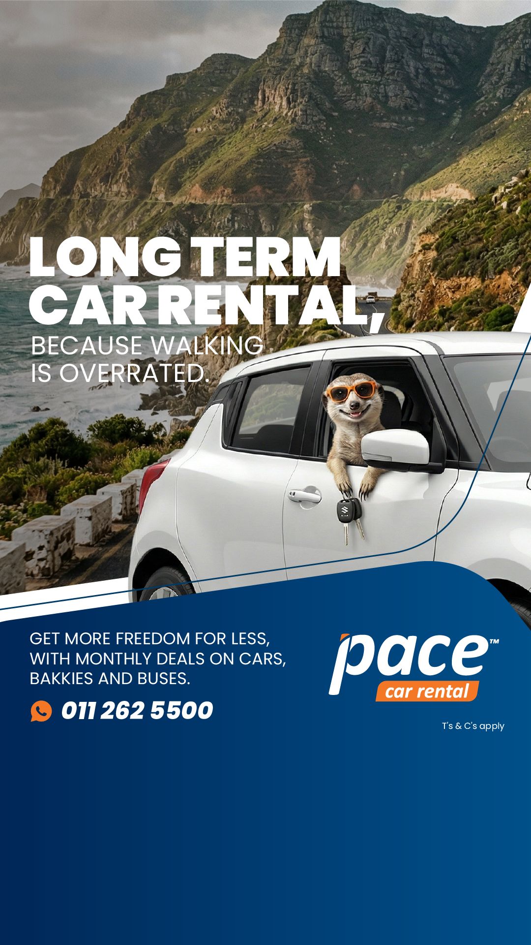 Pace Car Rental Facebook ad