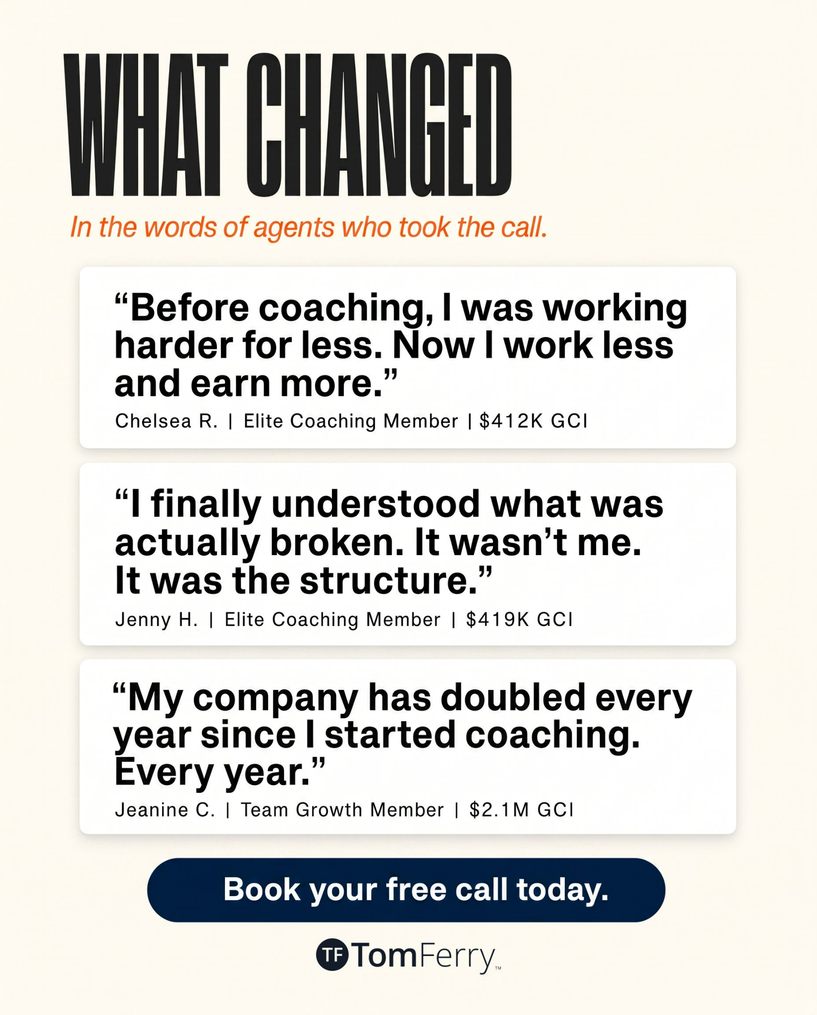 Tom Ferry Facebook ad