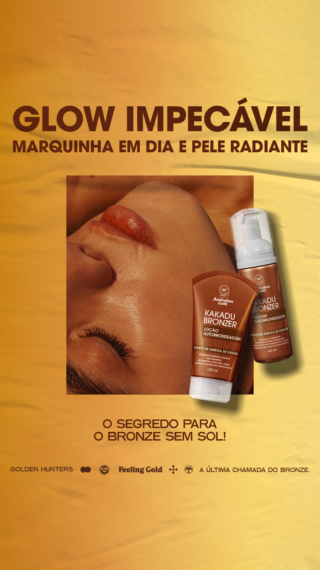 Australian Gold Brasil Facebook ad from Feb 24, 2026