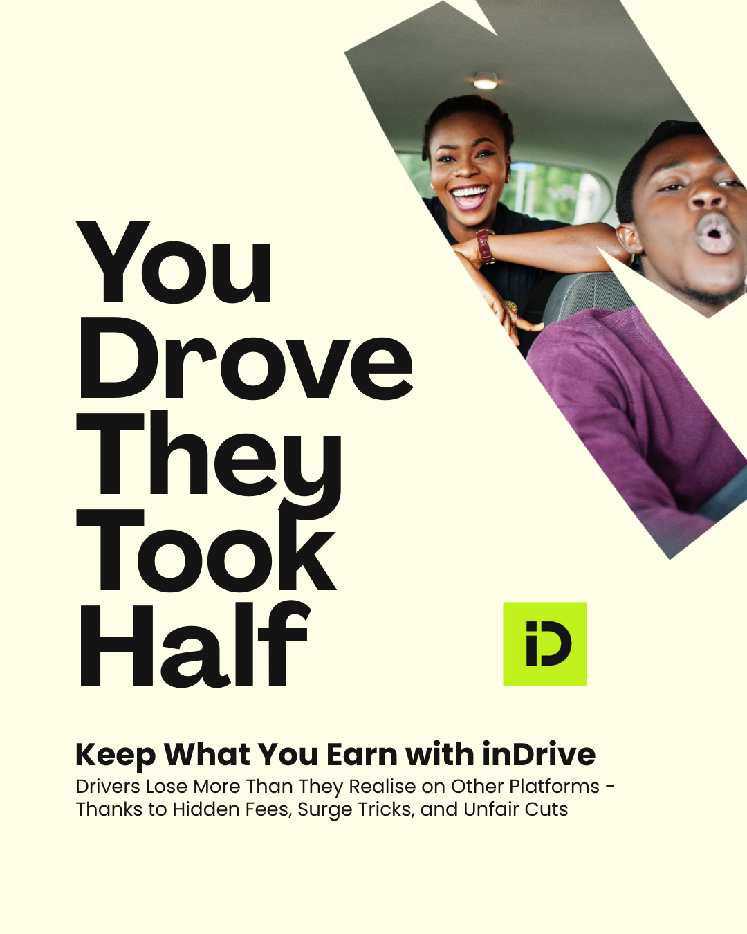 inDrive Facebook ad