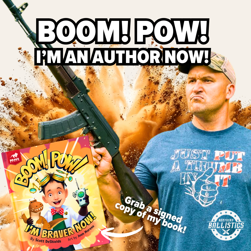 Kentucky Ballistics Facebook ad: Grab a Copy of My Brand New Kids’ Book