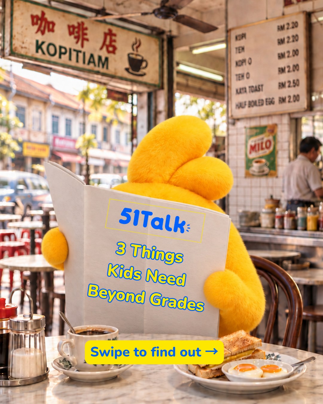 51Talk 马来西亚 Facebook ad: Good grades are great, but they’re not the…