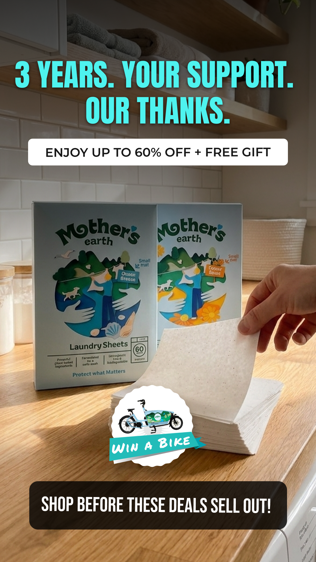 Mothers Earth Facebook ad