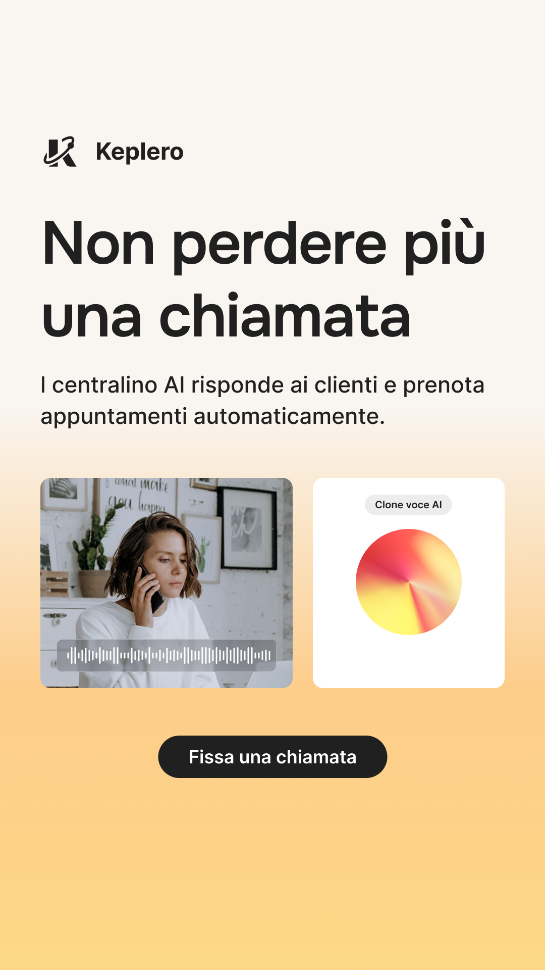 Keplero AI Facebook ad