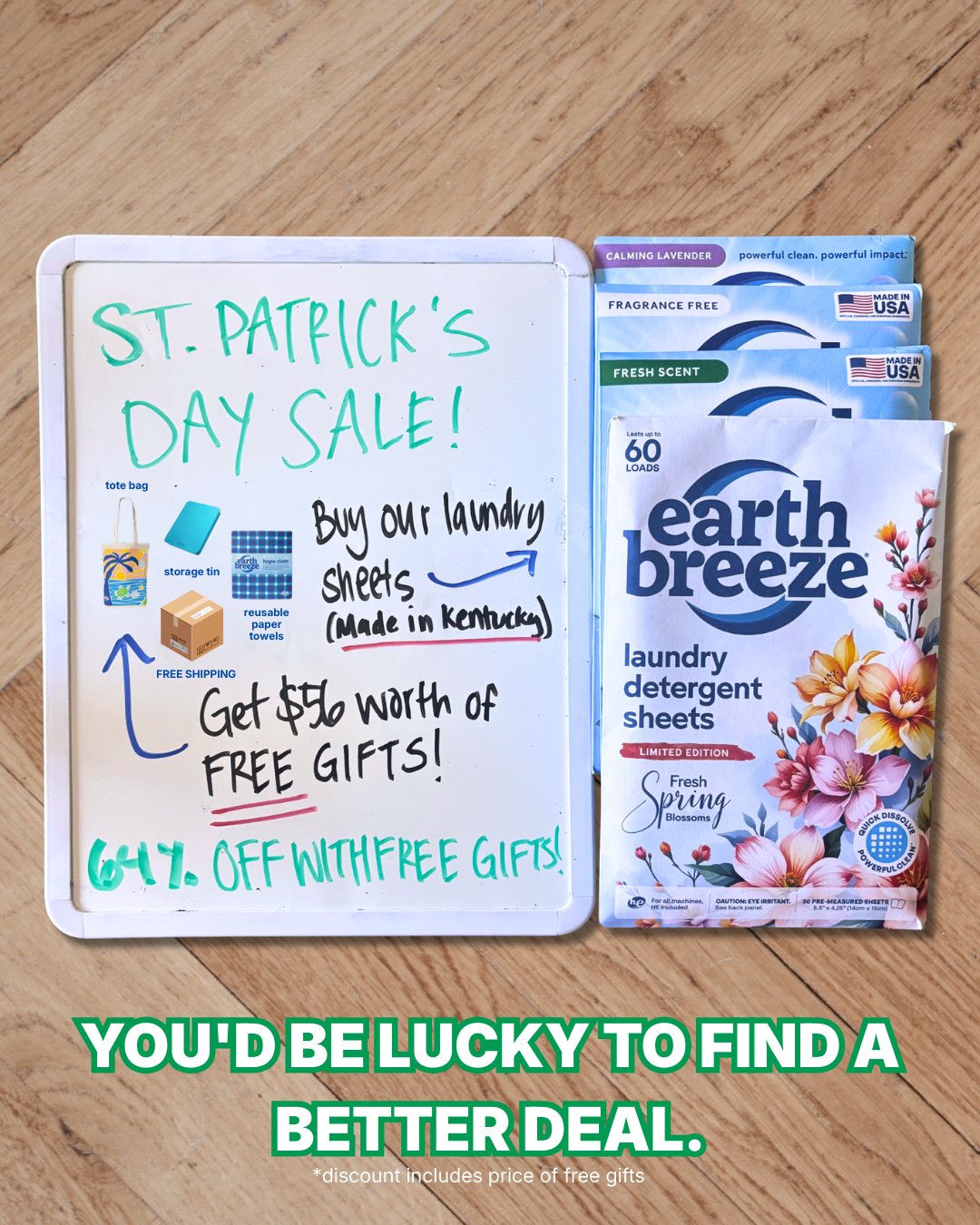 Earth Breeze Facebook ad