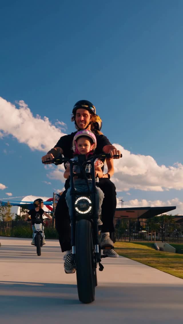 Ampd Bros Electric Bikes Facebook ad: Joey Kids E-Bike Seat