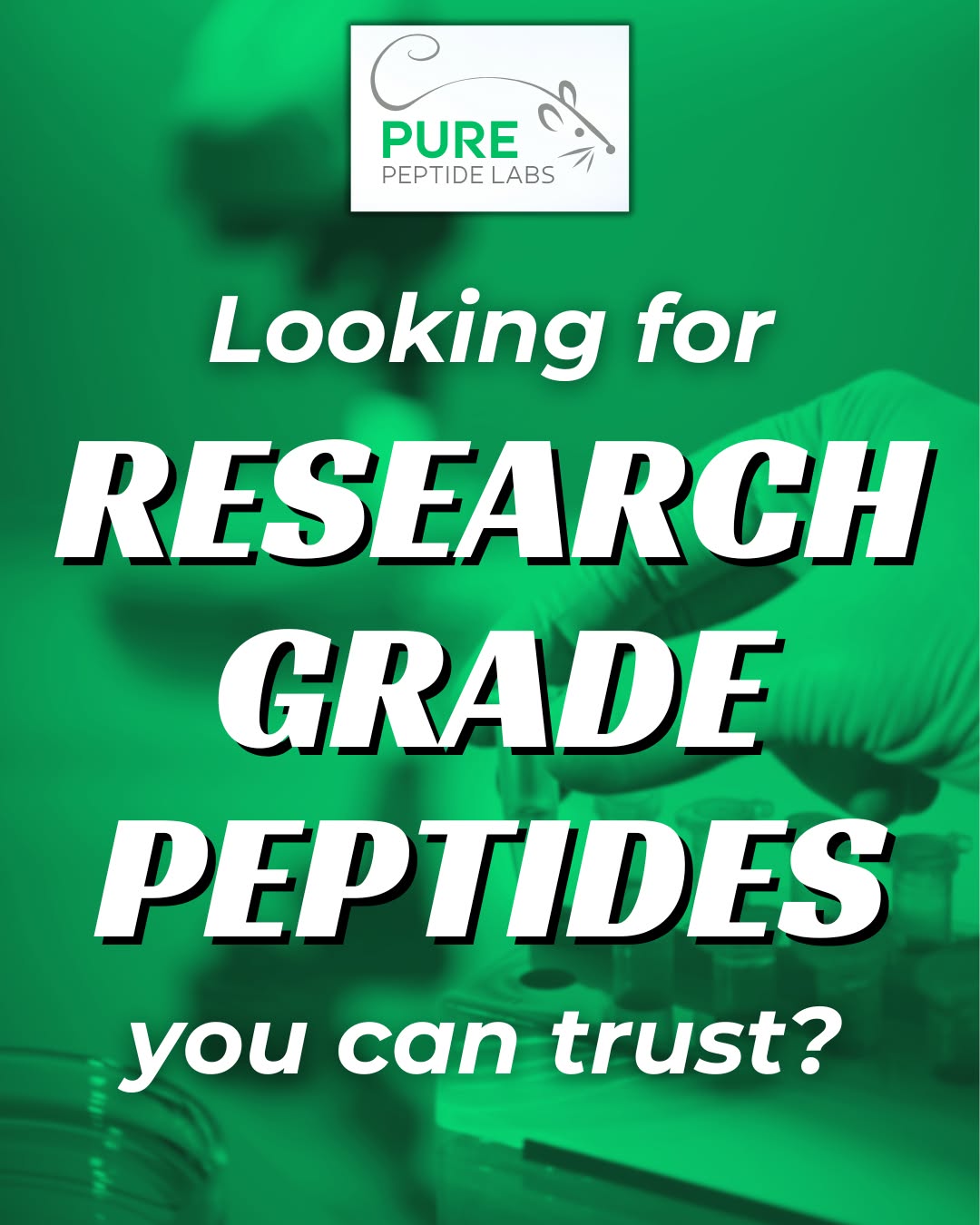 Pure Labs Facebook ad: Pure Peptide Labs