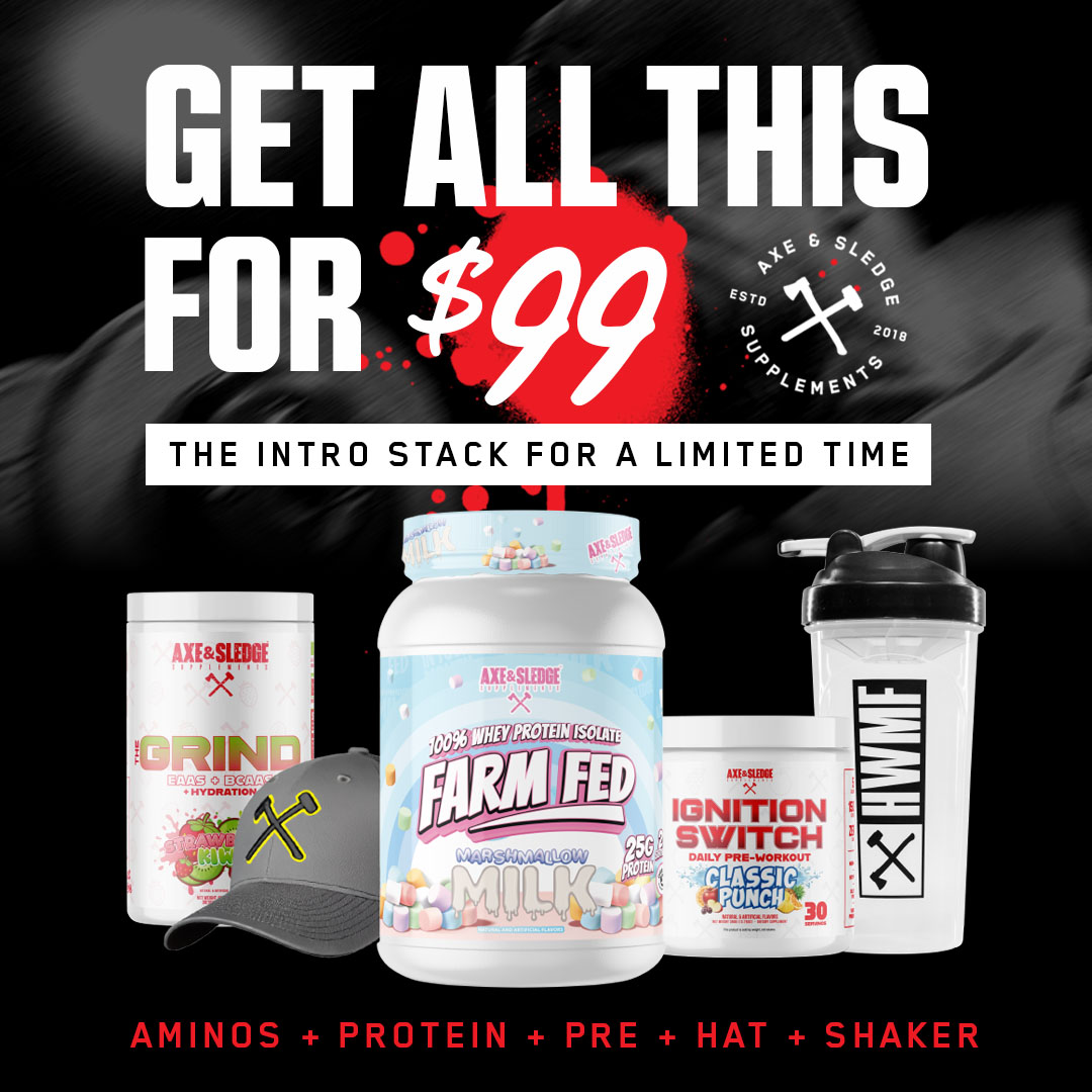 Axe & Sledge Supplements Facebook ad