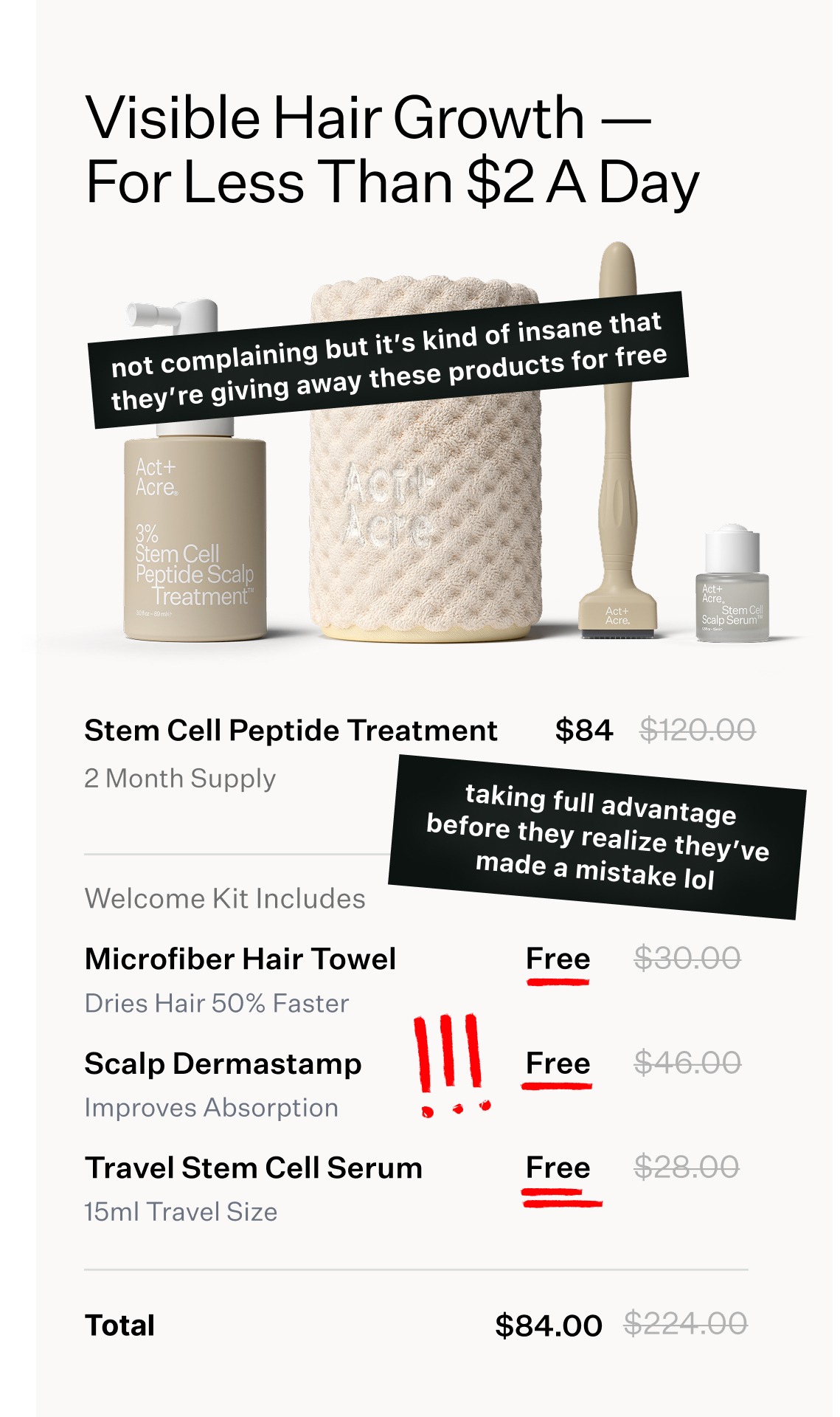 ActandAcre Facebook ad