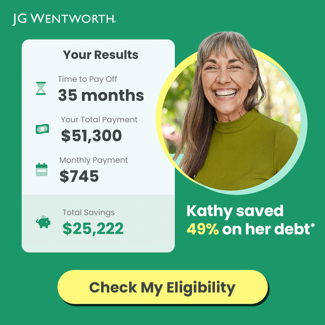 JG Wentworth Facebook ad