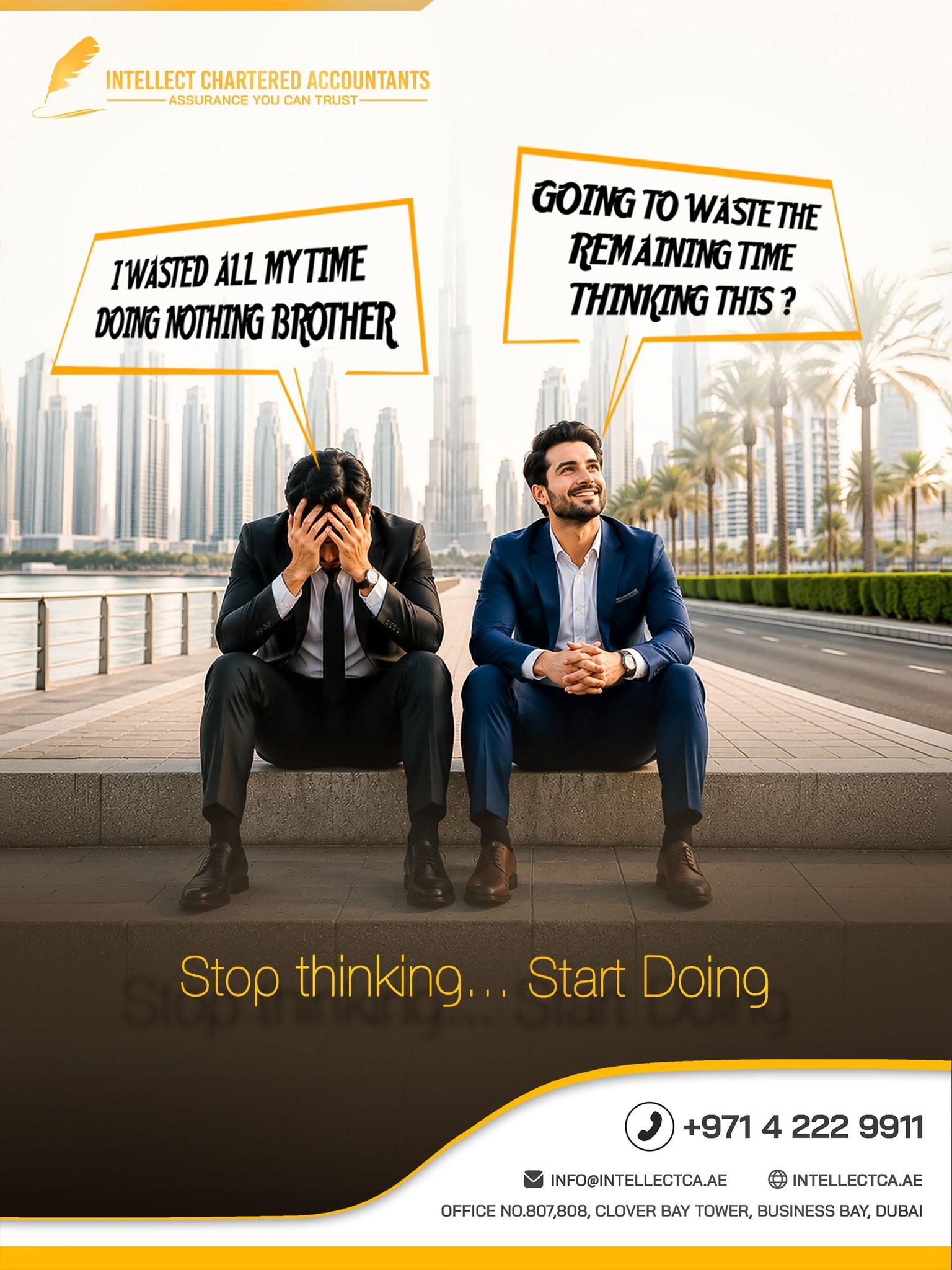 Intellect Chartered Accountants Facebook ad: How many opportunities have you postponed because you…
