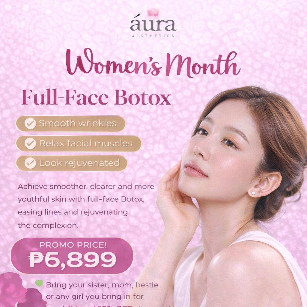 Aura Maria Aesthetics Facebook ad: ๐๐๐๐๐ ๐๐๐๐๐๐๐๐ ๐๐๐ ๐๐๐ ๐๐ ๐๐๐๐๐โฆ