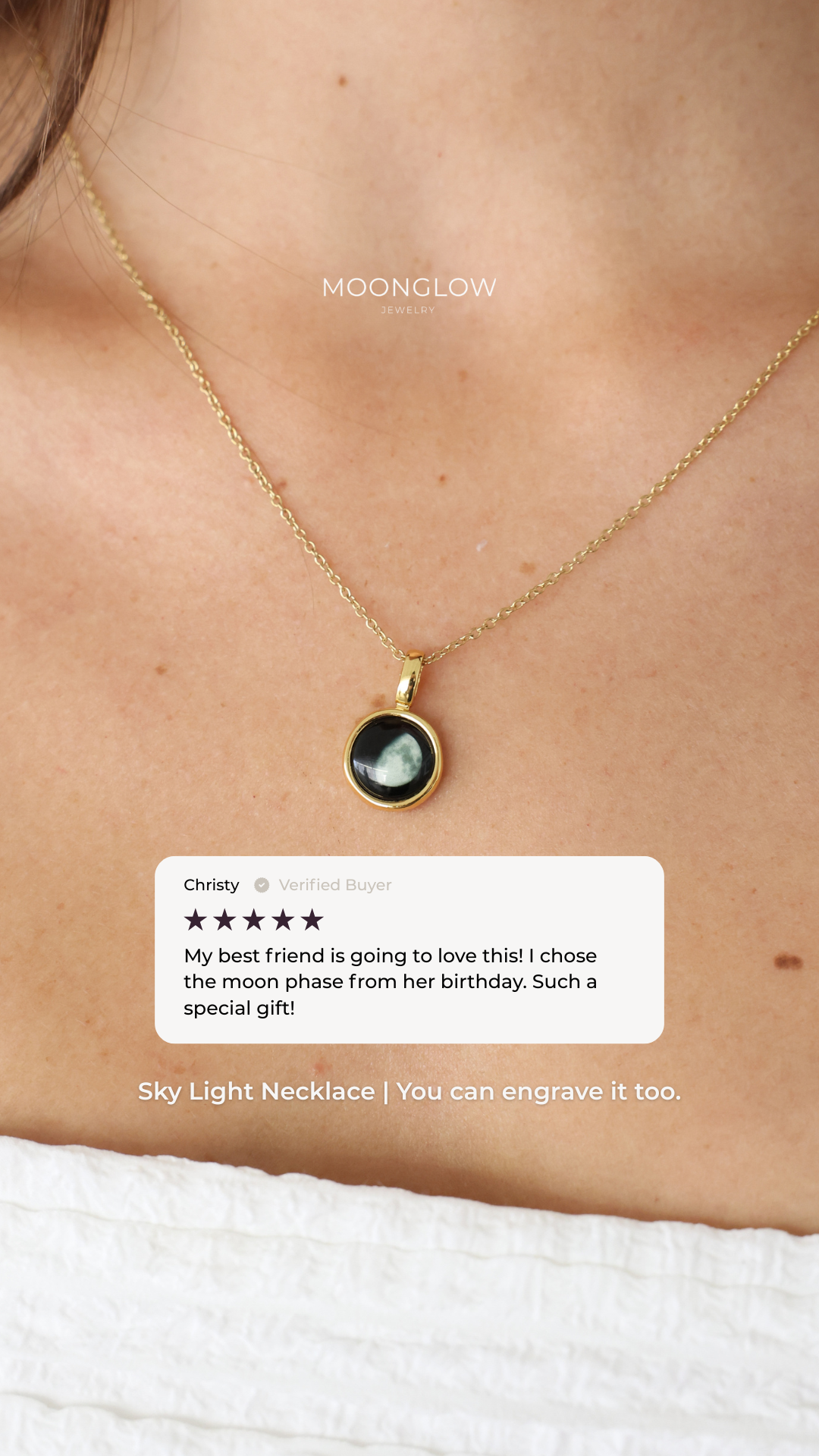 Moonglow Jewelry Facebook ad