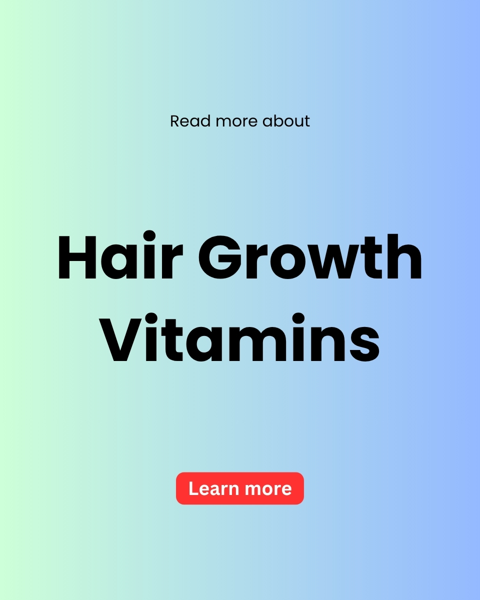 Near Health Facebook ad: Learn more about hair growth vitamins