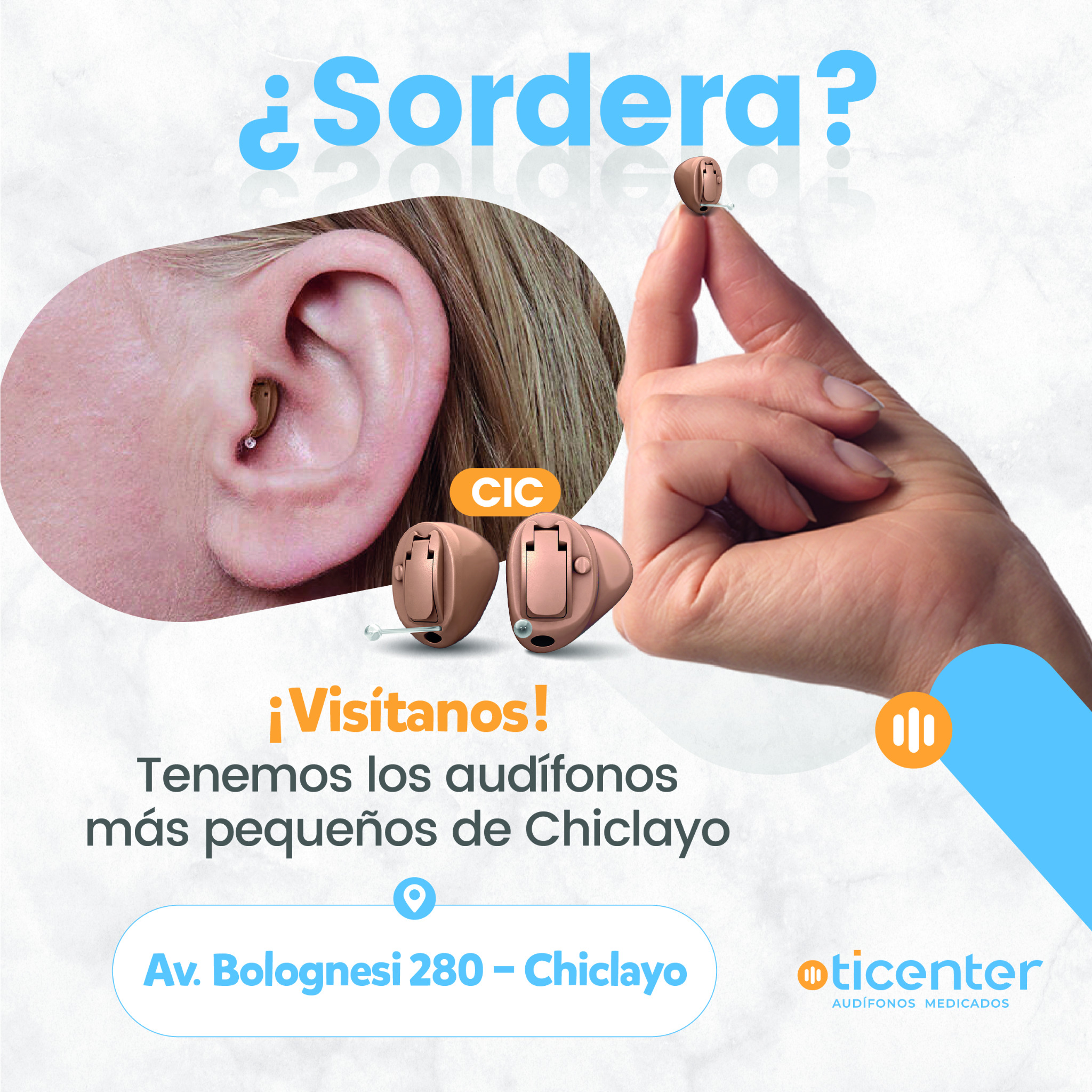 Oticenter - Audifonos Medicados Facebook ad from Aug 19, 2025