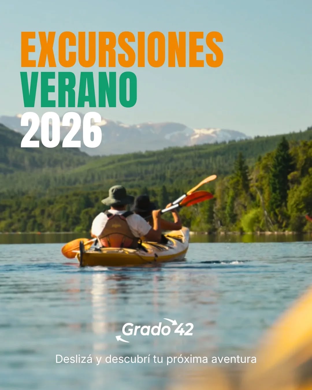 Grado 42 Empresa de Viajes y Turismo Facebook ad: Este verano, la Comarca Andina se recorre con…