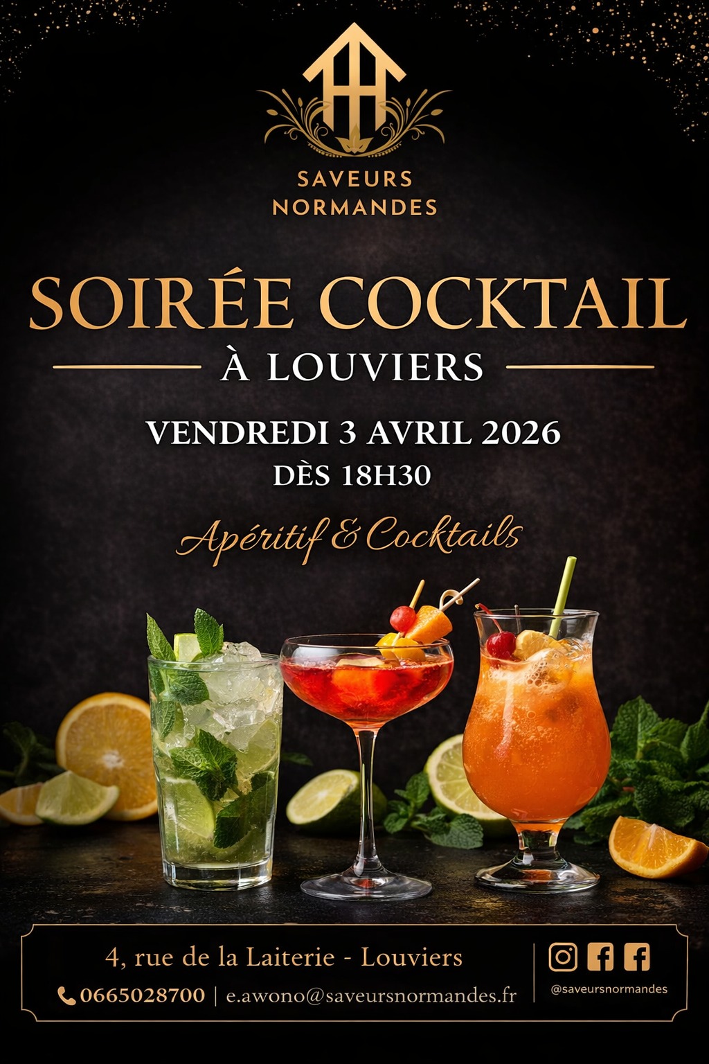 Saveurs Normandes Facebook ad: AVRIL EXPLOSIF CHEZ SAVEURS NORMANDES!