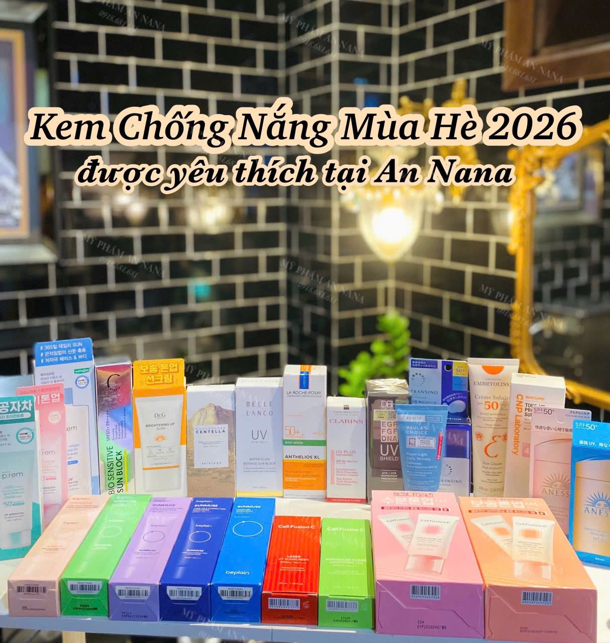 Mỹ Phẩm An Nana - 39M Lê Hồng Phong Facebook ad: Không cần tìm nhiều nơi, kem chống nắng…