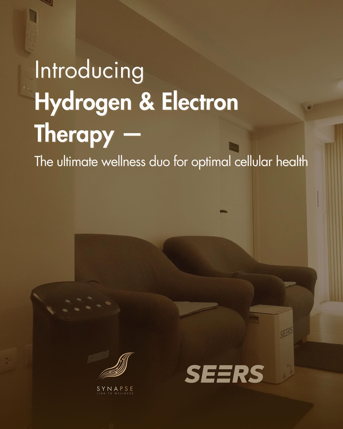 Synapse: Link to Wellness Facebook ad: Limited Slots: Hydrogen & Electron Therapy NOW AVAILABLE…