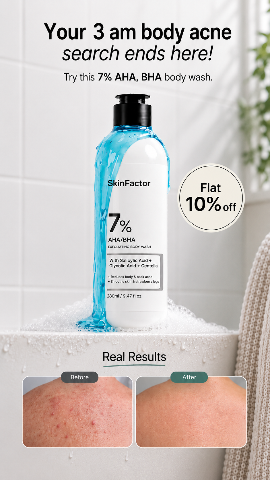 SkinFactor Facebook ad