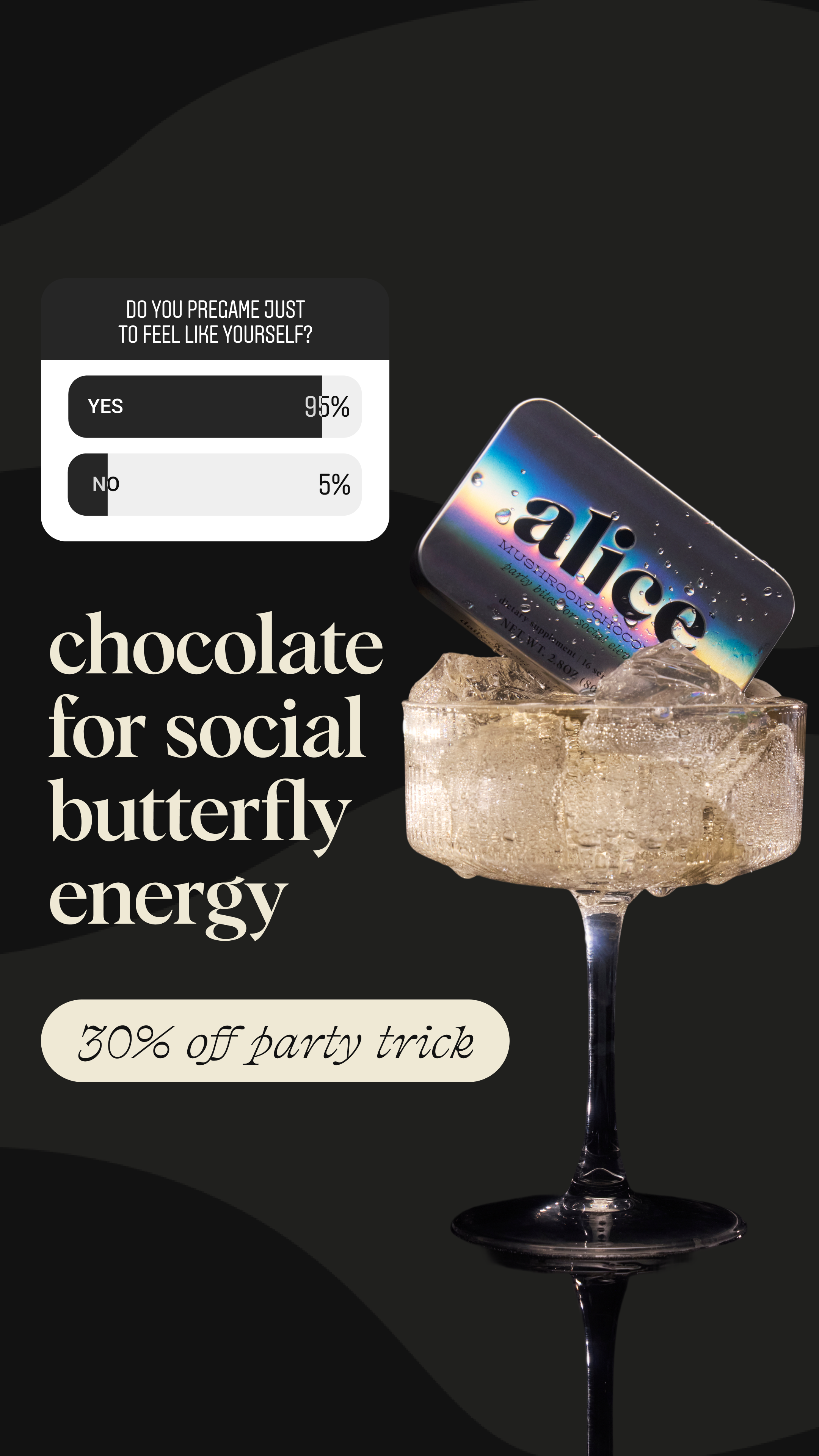 Alice Mushrooms Facebook ad