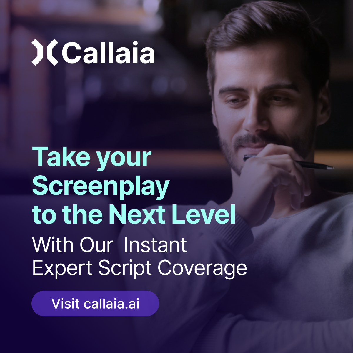 Callaia.ai Facebook ad from Dec 8, 2025