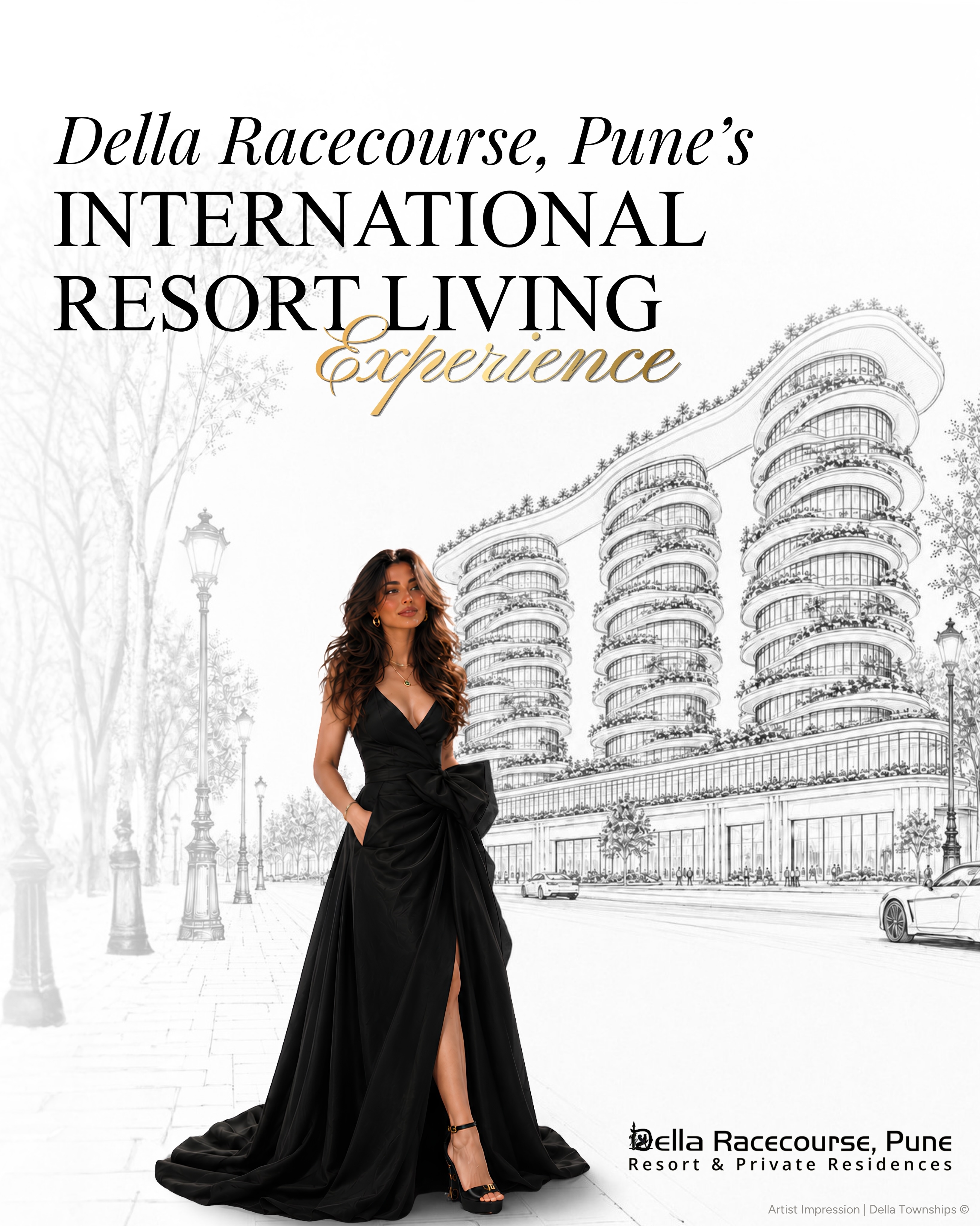 Della Townships Facebook ad: Pune’s most unexpected International Resort Living…