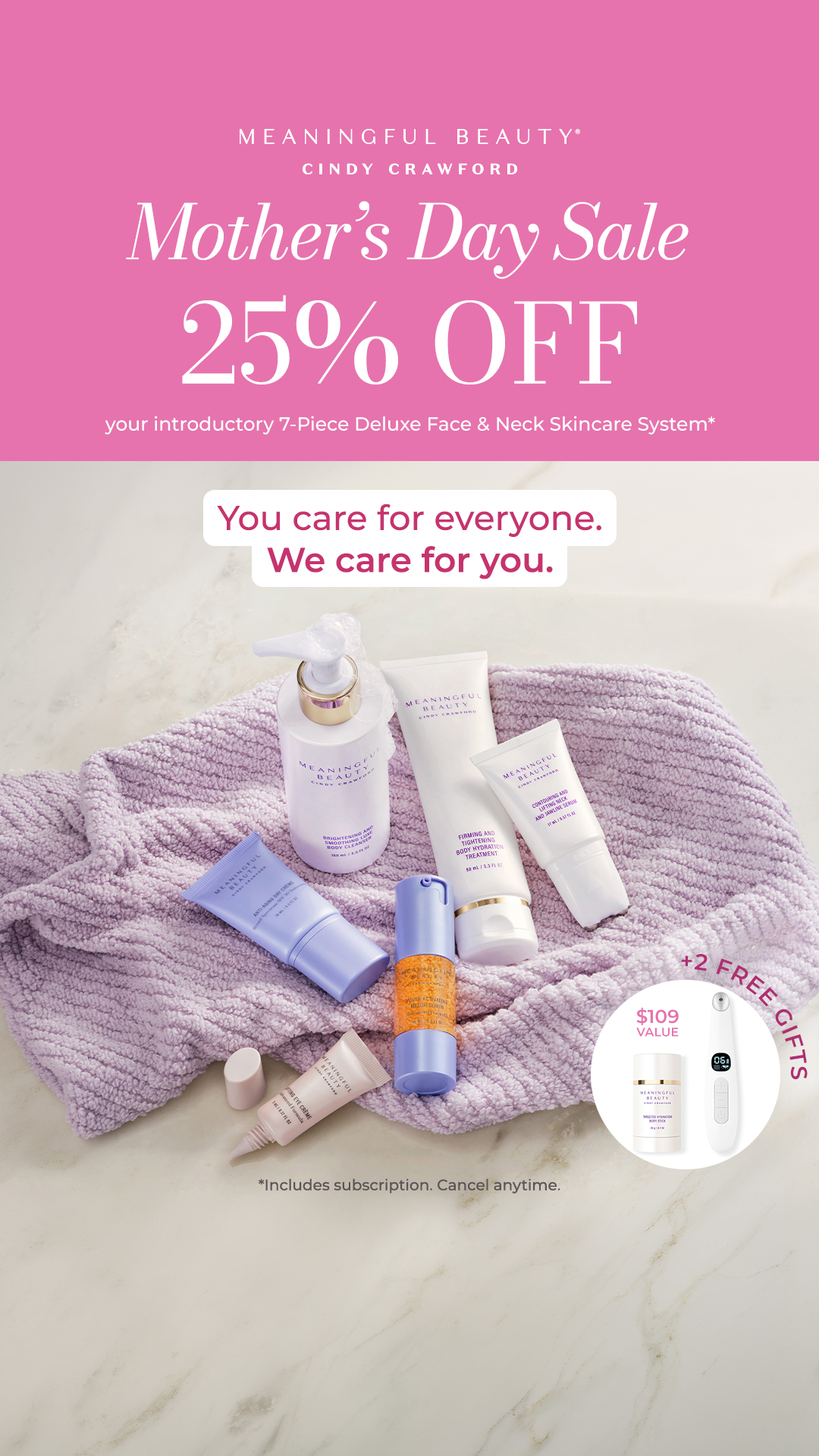 Meaningful Beauty Facebook ad