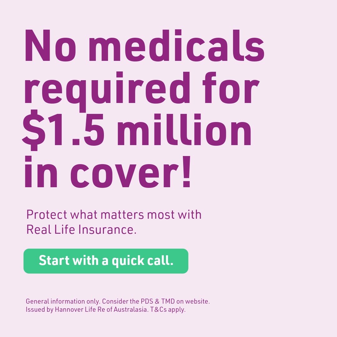 Real Insurance Facebook ad