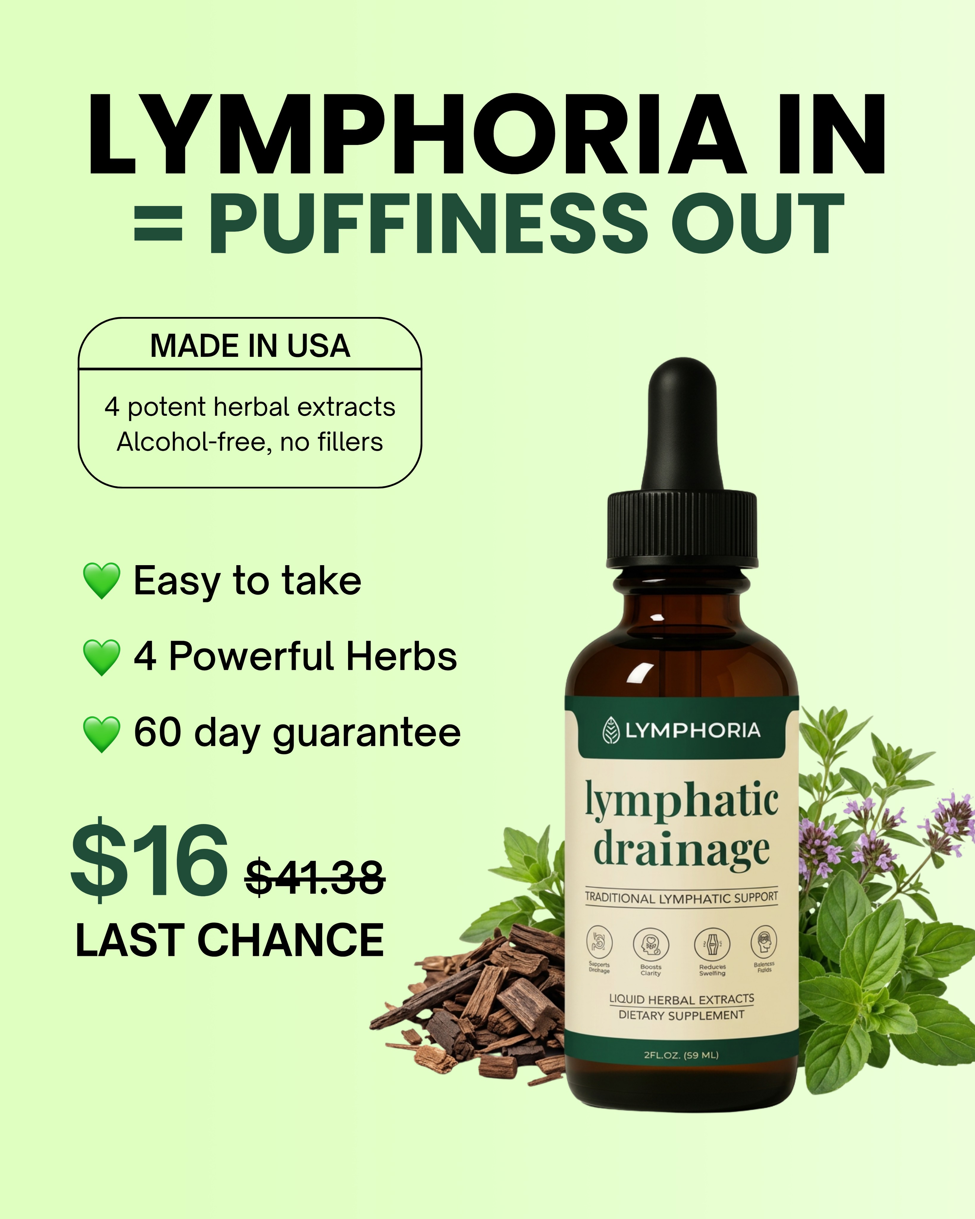 Herbalist Amara Linden, PhD Facebook ad