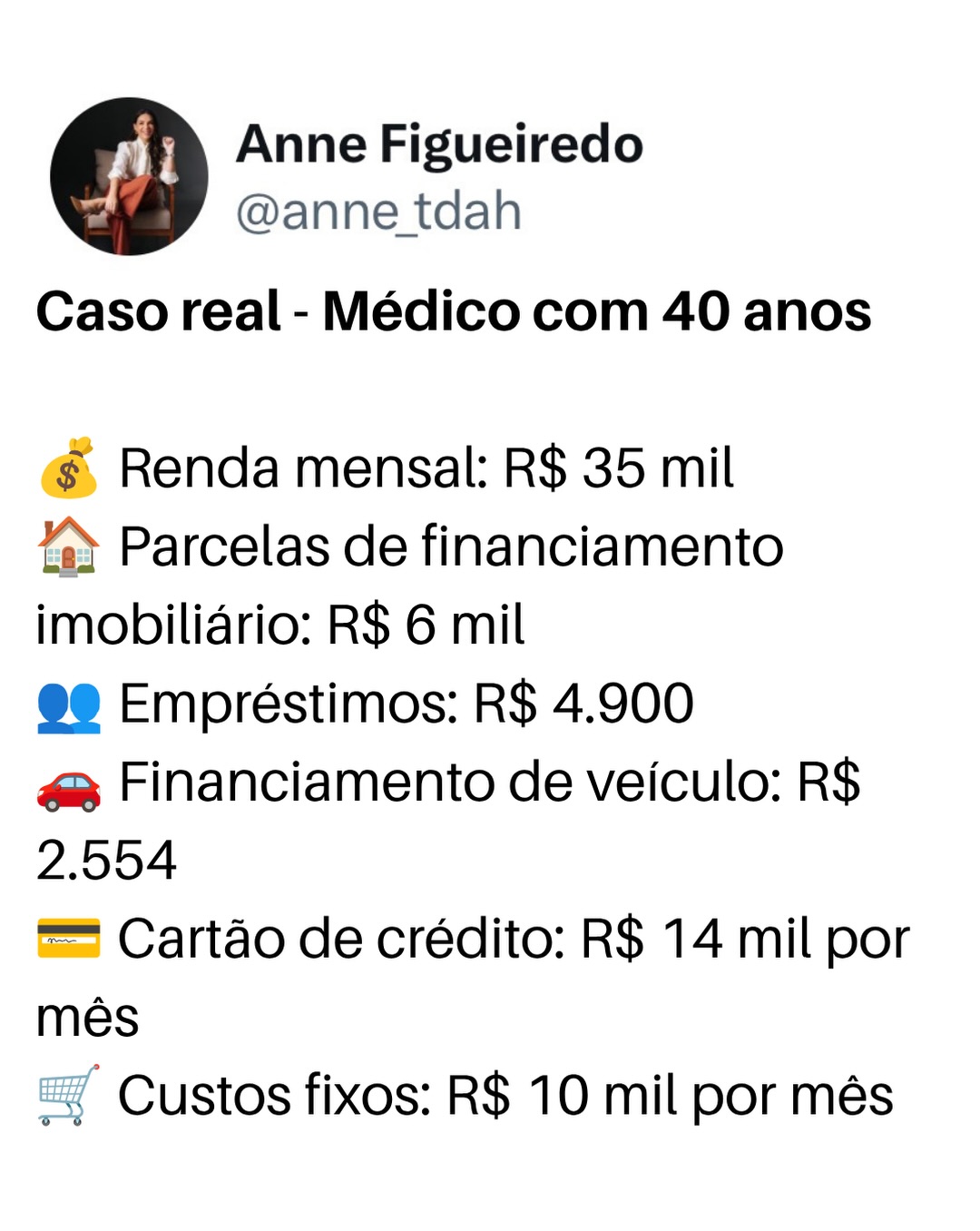 Anne.tdah Facebook ad: Leia a legenda