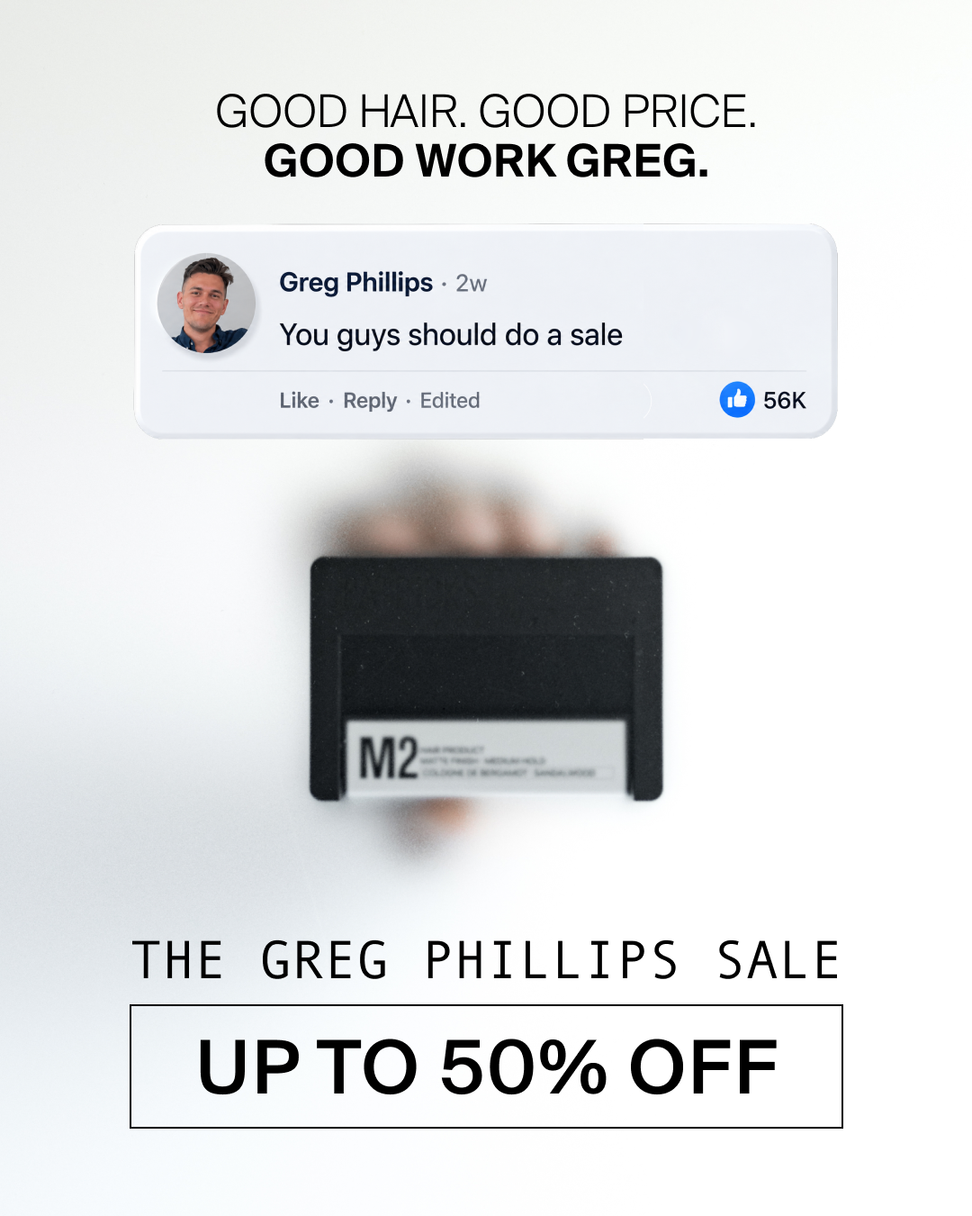 PATRICKS Facebook ad