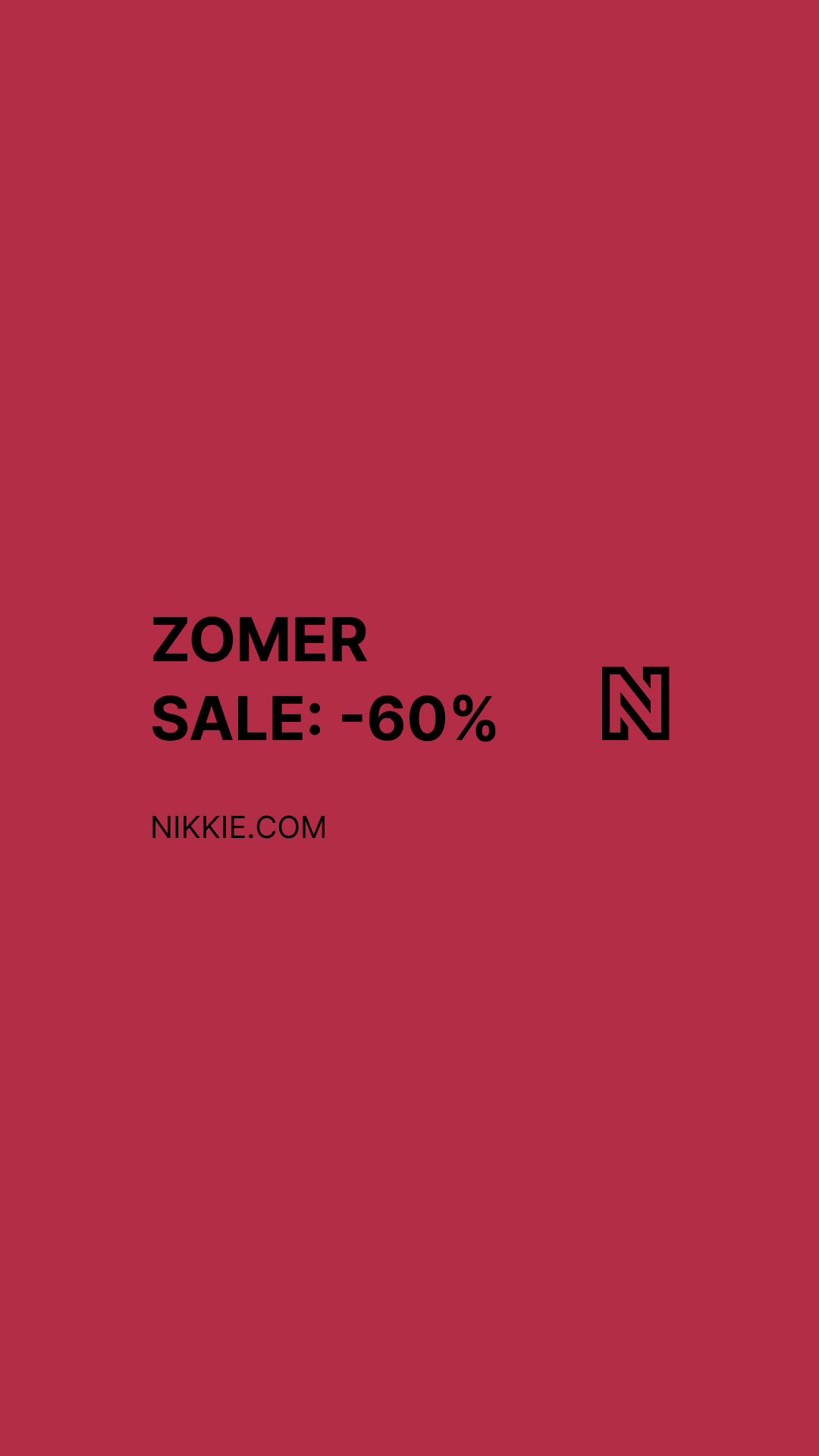 NIKKIE Facebook ad