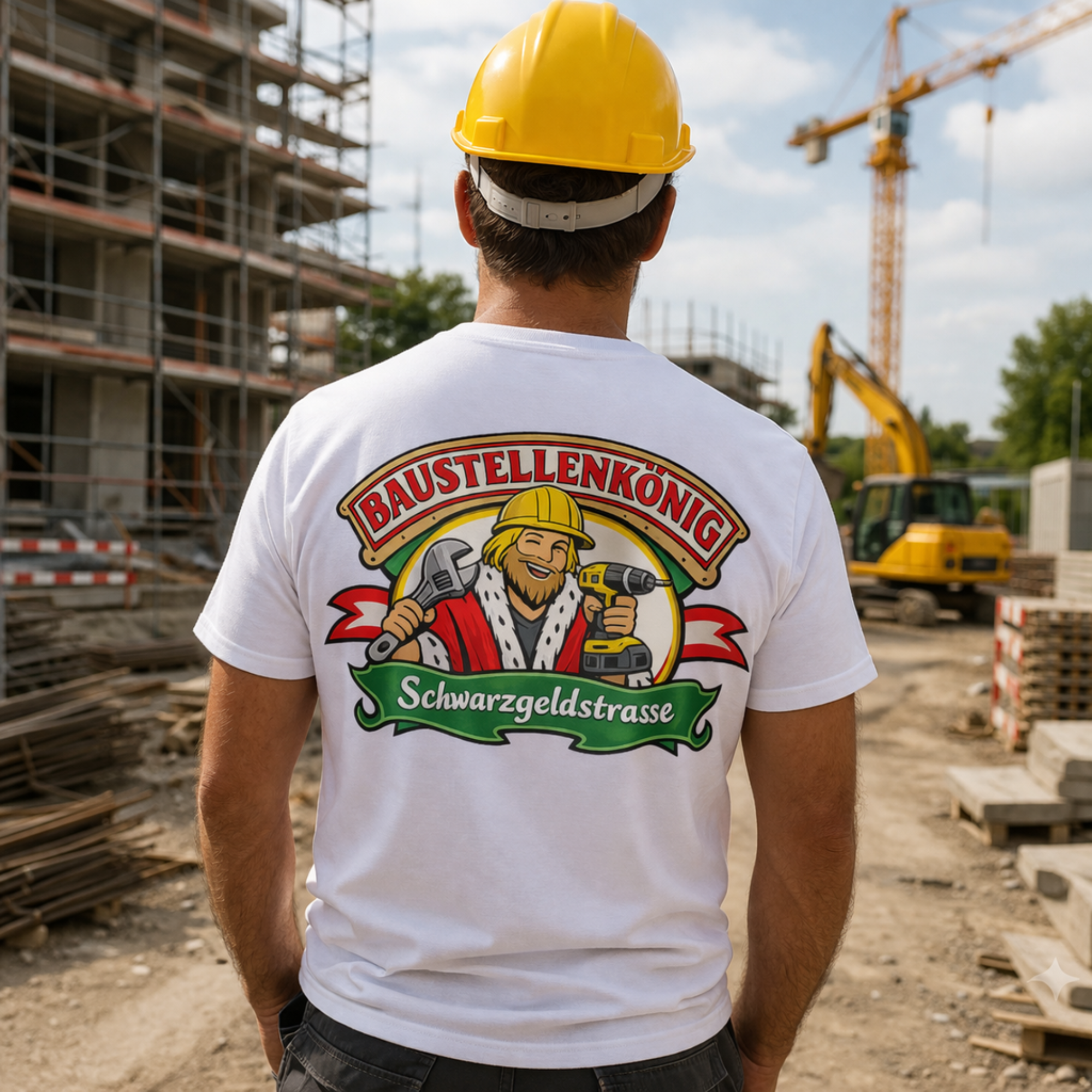 Handwerkerlegends Facebook ad: Zeig, wer der Baustellenkönig ist