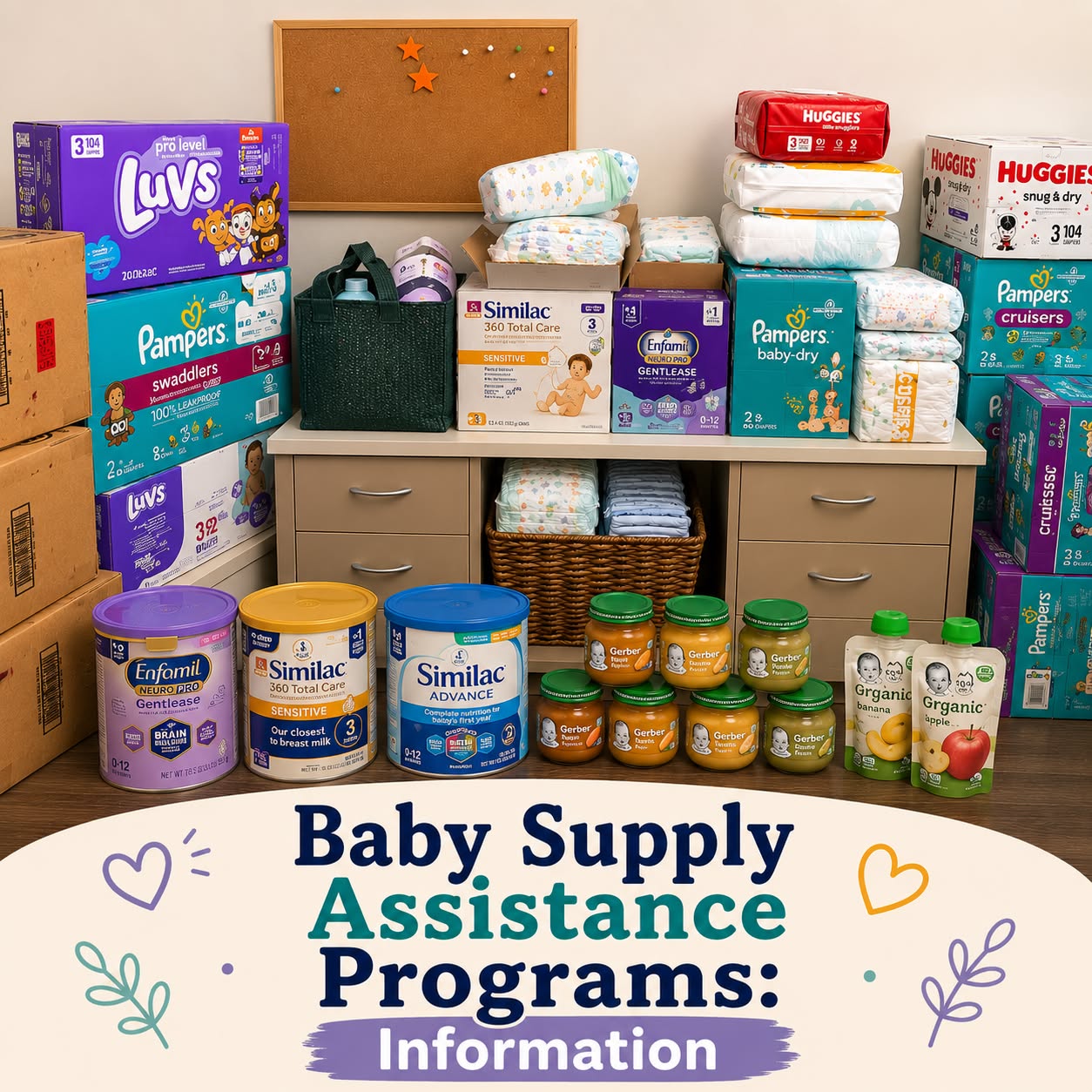 Info Stream Daily Facebook ad: Baby Supply Assistance Programs Info