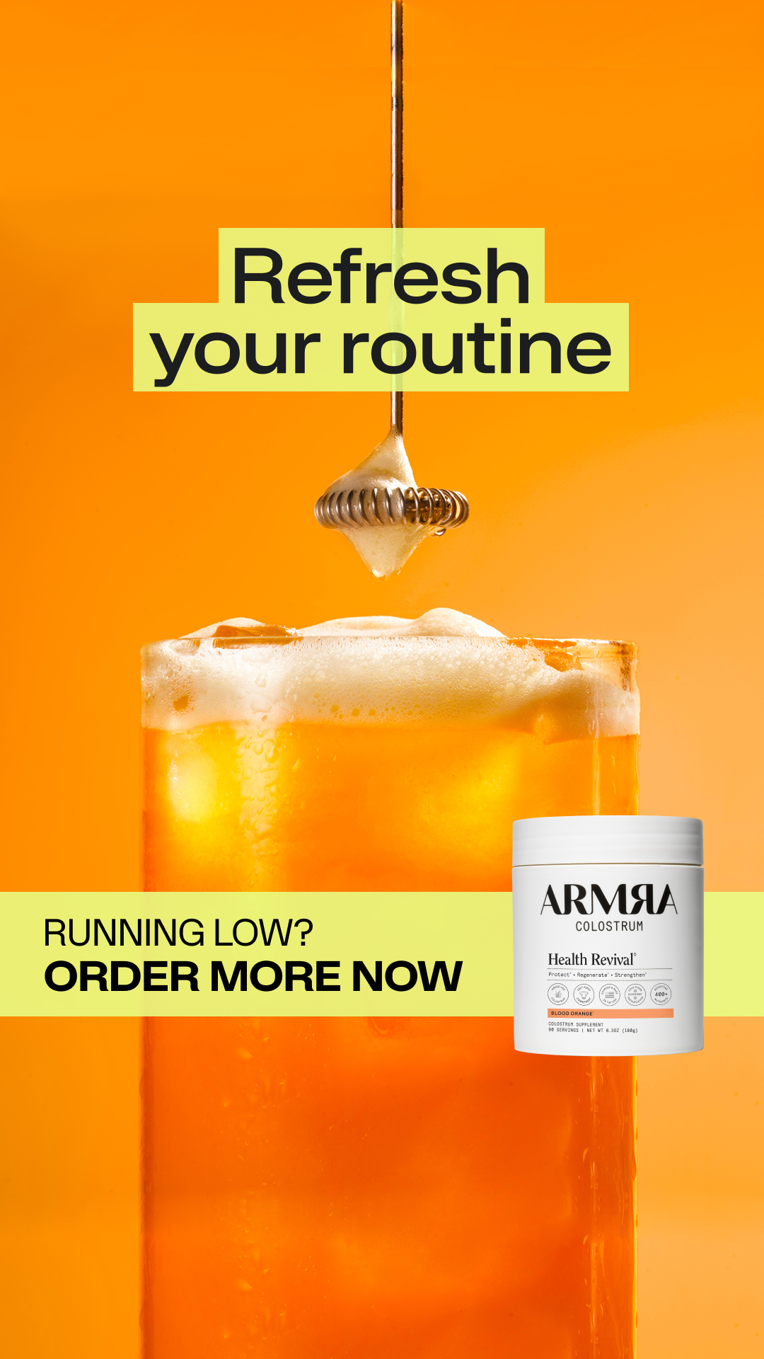 ARMRA Facebook ad