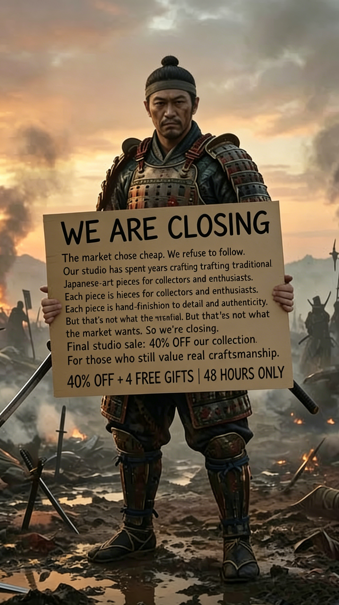 Swordforsale UK Facebook ad from Jun 20, 2026