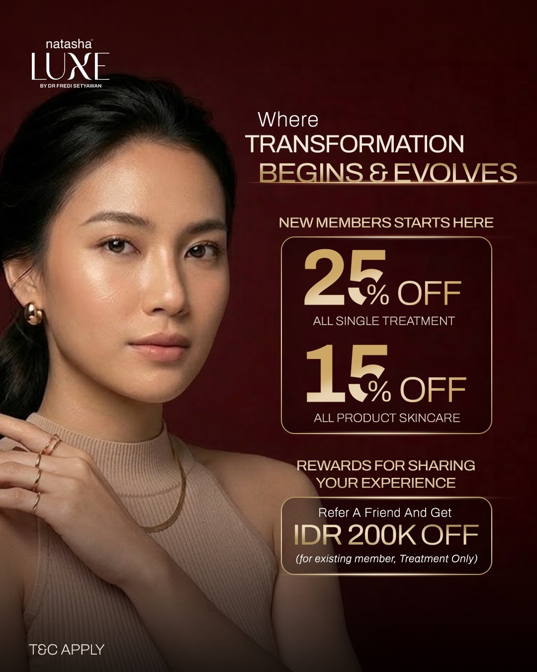 Natasha Luxe Facebook ad