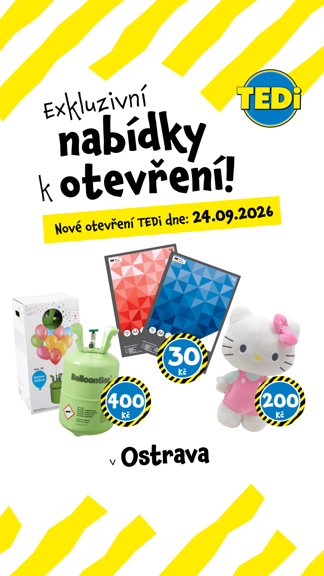TEDi Česko Facebook ad: 724 00 Ostrava, Prodloužená