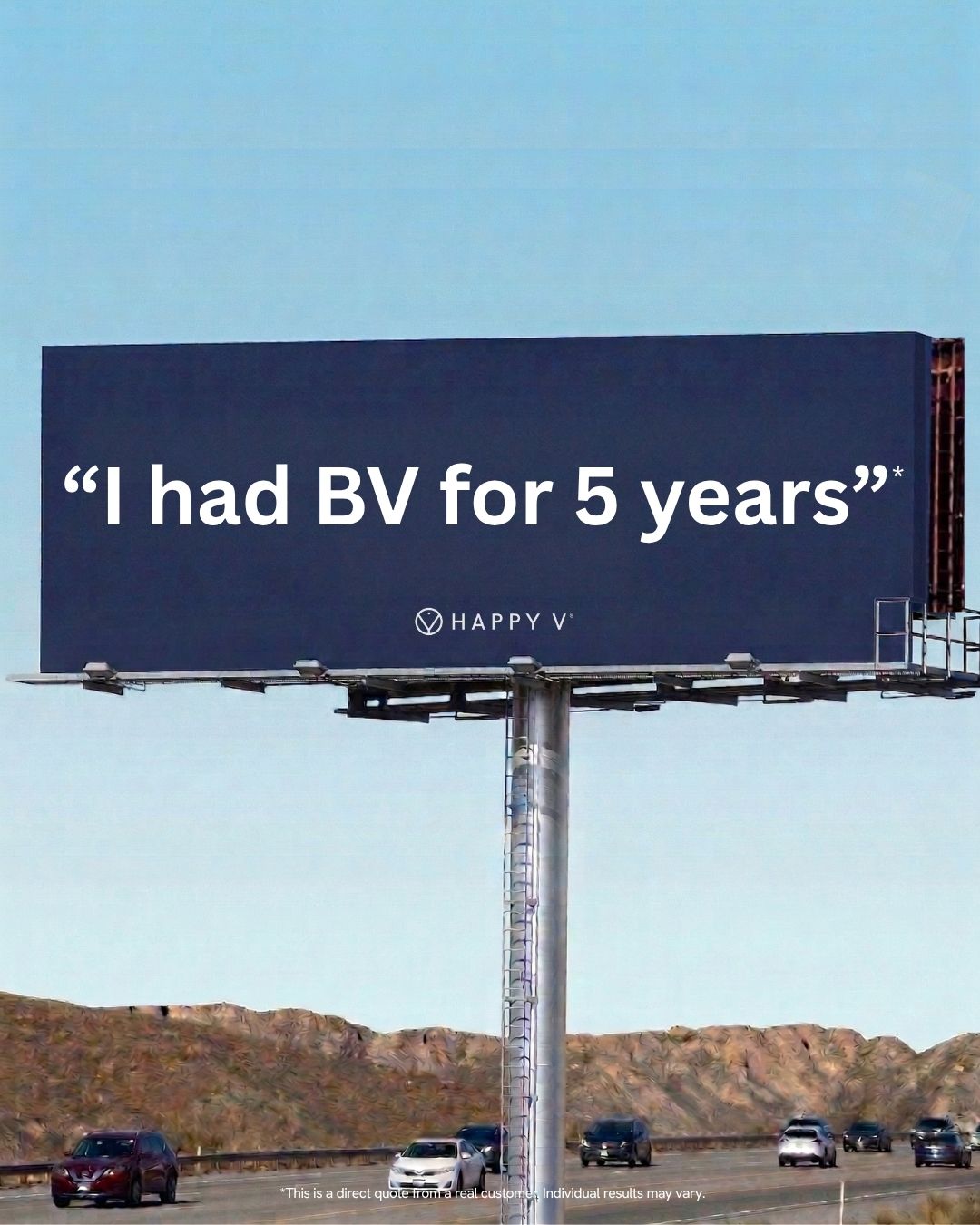 Happy V Facebook ad