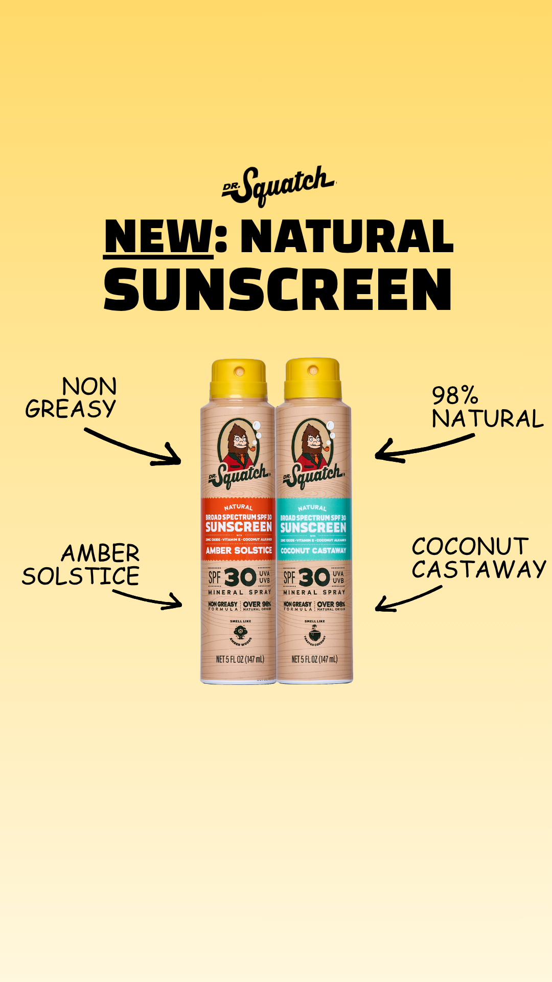Dr. Squatch Facebook ad