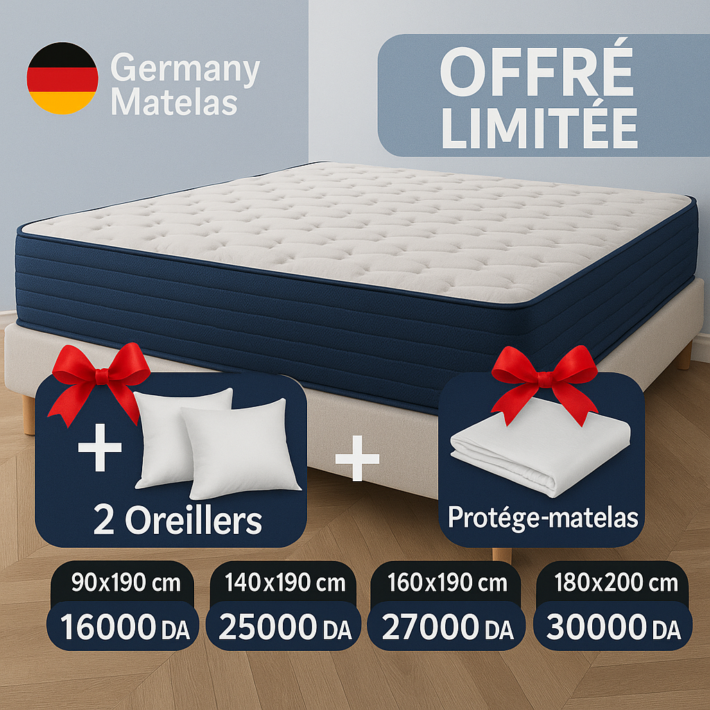 Germany Matelas Facebook ad: Germany Matelas, Garantie 15 Ans