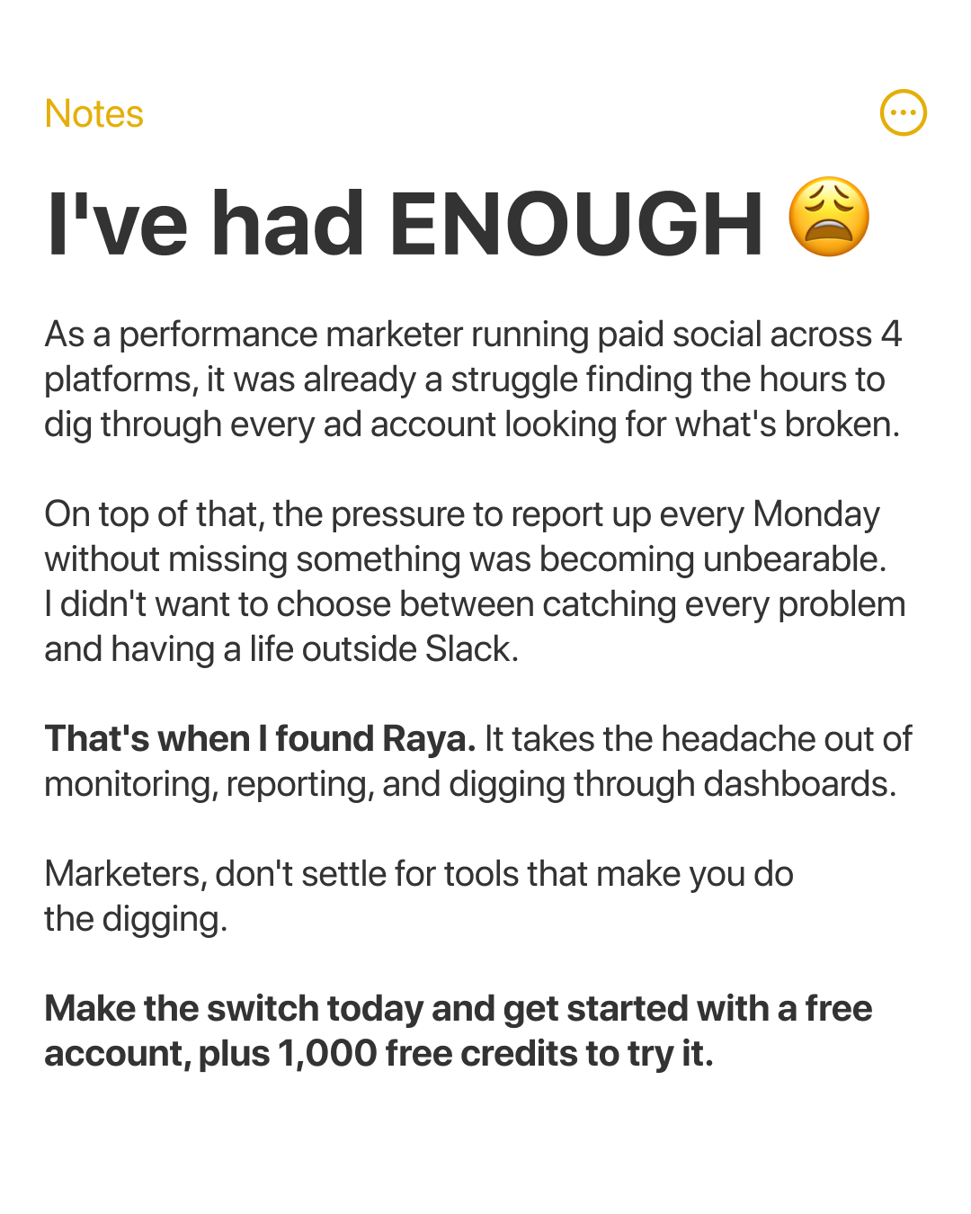 Atria AI Facebook ad