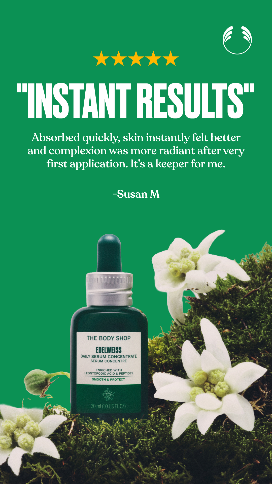 The Body Shop Facebook ad